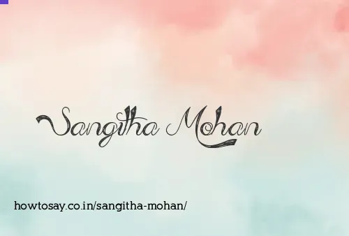 Sangitha Mohan