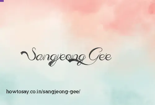 Sangjeong Gee