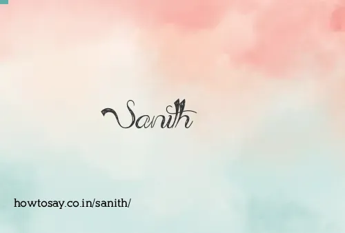 Sanith