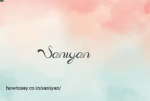 Saniyan