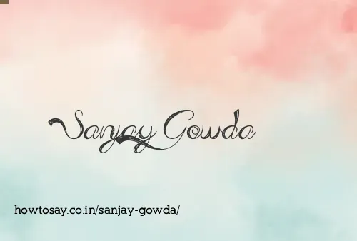 Sanjay Gowda