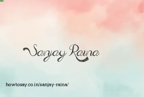 Sanjay Raina