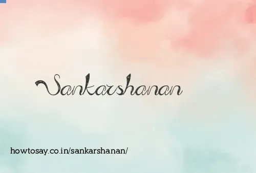 Sankarshanan
