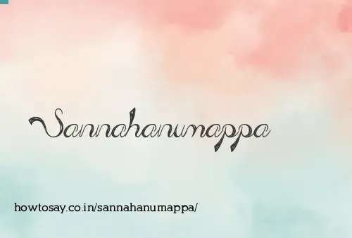 Sannahanumappa