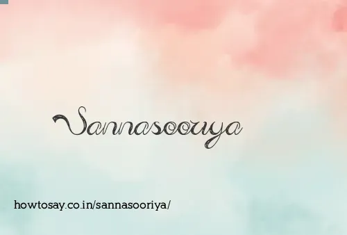 Sannasooriya
