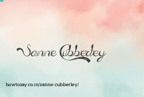 Sanne Cubberley