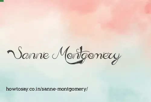 Sanne Montgomery
