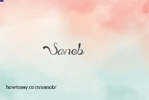 Sanob