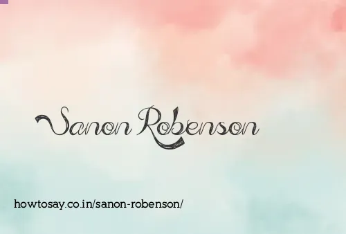 Sanon Robenson