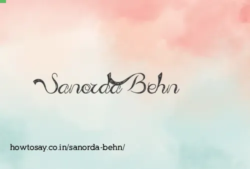 Sanorda Behn