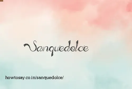 Sanquedolce