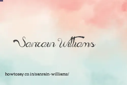 Sanrain Williams