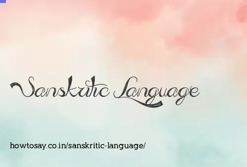 Sanskritic Language