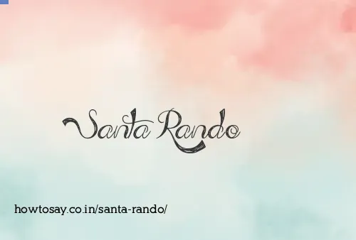 Santa Rando