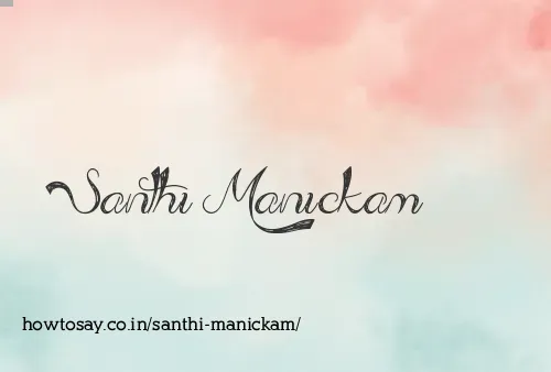 Santhi Manickam