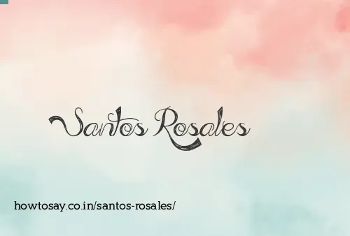 Santos Rosales