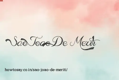 Sao Joao De Meriti