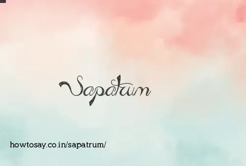 Sapatrum