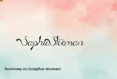Saphia Stroman