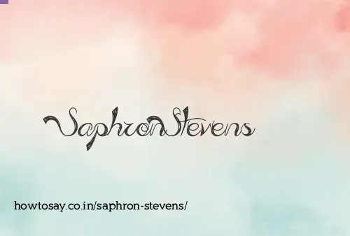 Saphron Stevens