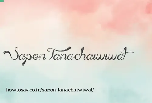 Sapon Tanachaiwiwat