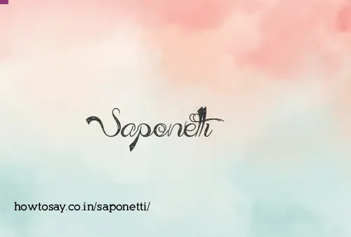 Saponetti