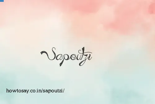 Sapoutzi