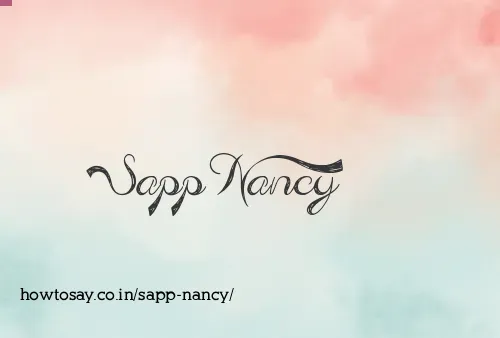 Sapp Nancy