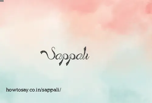 Sappali