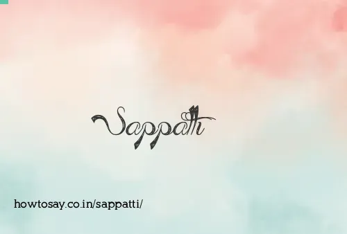 Sappatti