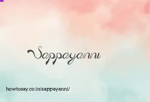 Sappayanni
