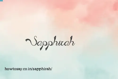 Sapphirah