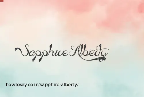 Sapphire Alberty