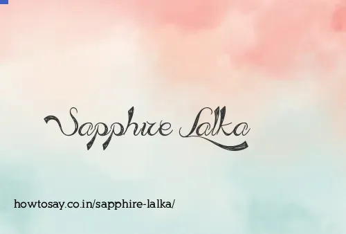Sapphire Lalka