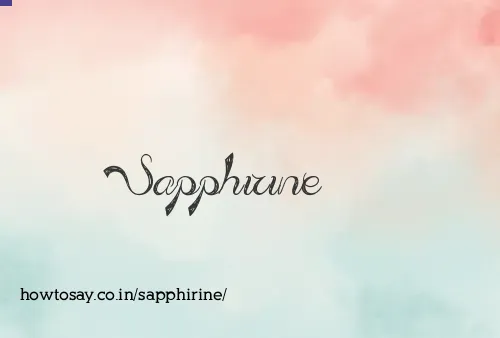 Sapphirine