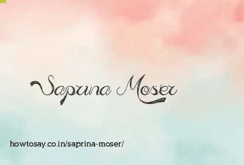 Saprina Moser