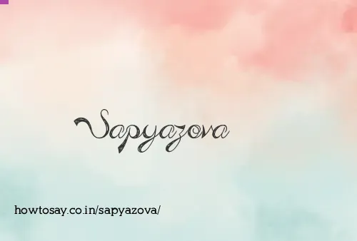 Sapyazova