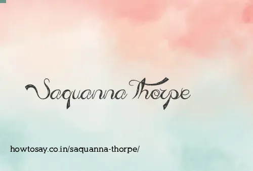 Saquanna Thorpe