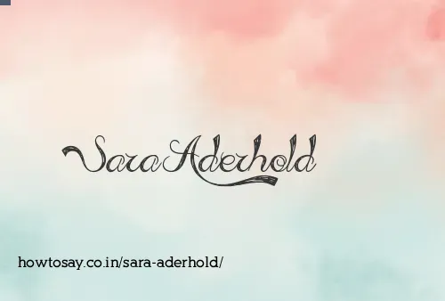 Sara Aderhold