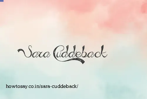 Sara Cuddeback