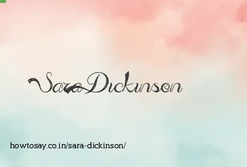 Sara Dickinson