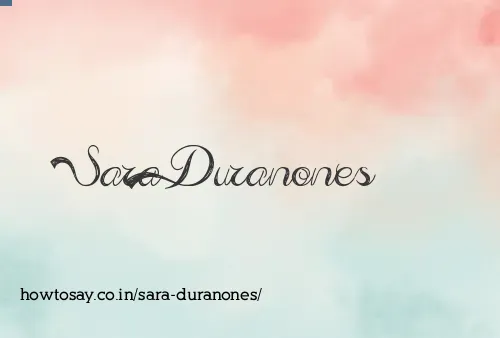 Sara Duranones