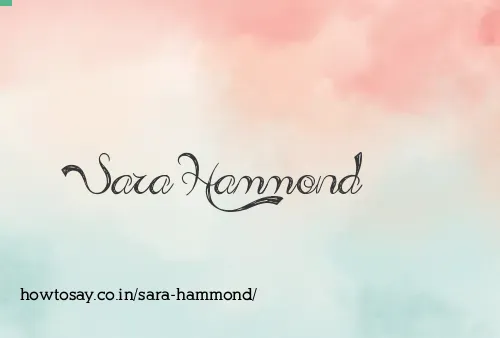 Sara Hammond