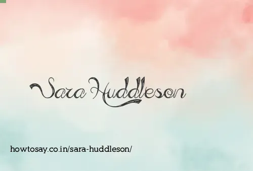 Sara Huddleson