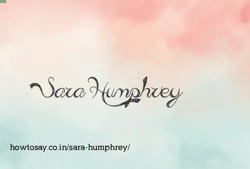 Sara Humphrey