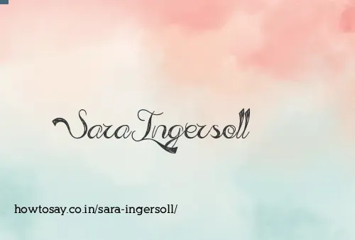 Sara Ingersoll