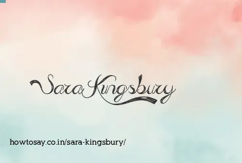 Sara Kingsbury