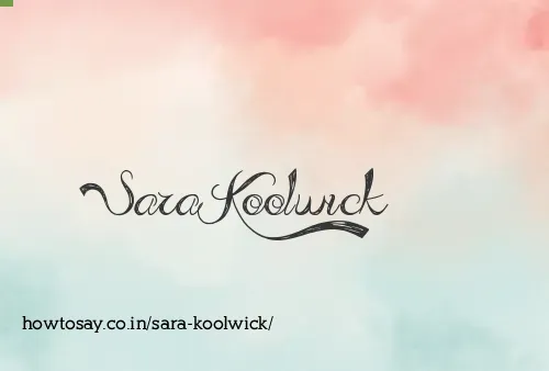 Sara Koolwick