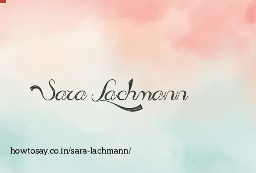 Sara Lachmann