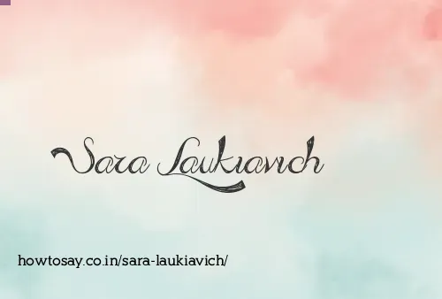 Sara Laukiavich
